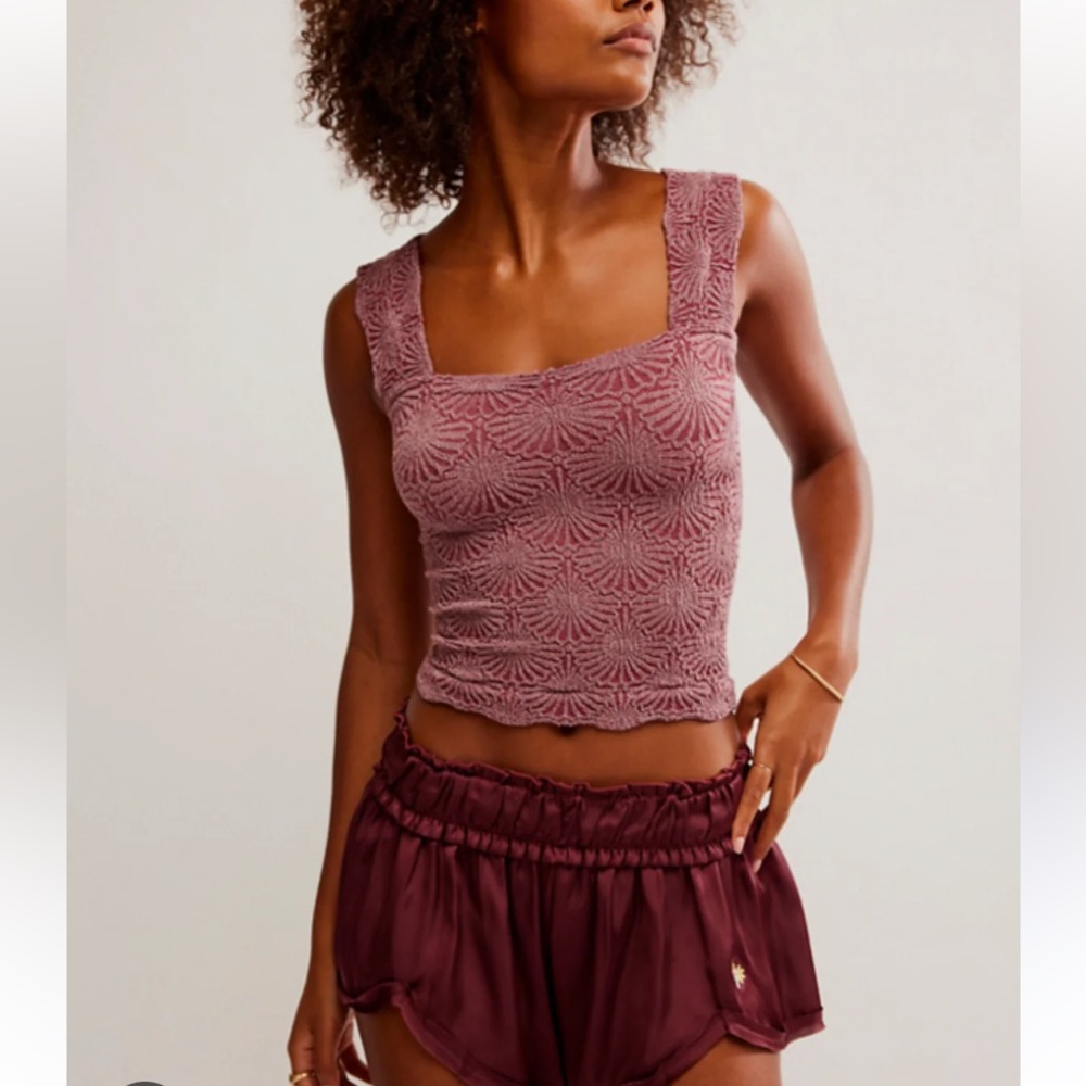 Free People Love Letter Cami Plum “sold out”